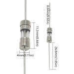 (50PCS)0.5A 1A-6.3A 10A 15A 3.6x10mm 리드가  유리 퓨즈 PCB 회로 기판 전자 보호용 축방향 리드형 튜브 : 해온뜰샾