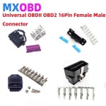 st 12V 24V obd 남성 플러그 16pin 커넥터 여성 어댑터 j1962 : 케일상점