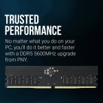 PNY PERFORMANCE 16GB 2X8GB DDR5 RAM 5600MHZ PC5 : 넘버원엘리마켓