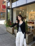 로렌 꼬임 홀터 긴팔 티셔츠 1color (국내제작,고퀄리티,발레코어,일체형) : 앤무드.N-mood