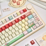 FKKeys 귀여운 동물농장 커스텀 체리 PBT 염료승화 키보드 키캡 우팅 레이븐 독거미 : 구매대행판다