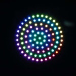 WESIRI 93 LED 6 링 WS2812B 5050 RGB 조명 개별 램프 60 LEDs : 비비드룸04