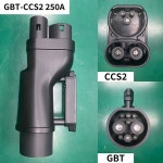 250A GBT에서 CCS2로 어댑터, DC 콤보 2 EV 충전기 커넥터, 차량용 급속 : 더블유파트너스G
