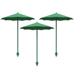 3pcs 식물 우산 묘목 태양 보호 용품 정원사용자용 UV 그늘막 발코니 채소 : 소로유통N