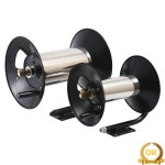 5000PSI 100FT 고압 워터 호스릴 세척기 헤비 듀티 스틸 : 트레이드셀59