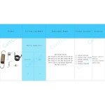 카트클랜 브레이크 페달 리턴 스프링 키트, 드라이브 2012-업 골프 카트 OEM JW8-F7316-00-00-00 JW8-F7426-00-00 JW8-F815H-00-00 JW8... 