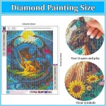 아트 키트 - 5D 다이아몬드 페인팅 키트, 선물 및 가정 장식용 DIY 풀 드릴 다이아몬드 보석 아트 키트(12x16인치) G9468-US : 프라임이엑스