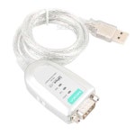 MOXA USB-RS232 컨버터0.8m UPort 1110 9핀케이블 변환젠더 네트워크장비 : 에스오상점