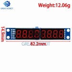 BS MAX7219 CWG 디지털 ARDUINO용 디스플레이 튜브 모듈 제어 빨간 8자리 : 베릴란