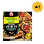 오뚜기 콤비네이션피자 415G 4개 : 뚱이슈퍼