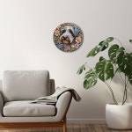 묘비석 Personalized Circular Aluminum Pet Memorial Ornament Premium Customizable Souvenir Tombstones Wa : 인터네셔널바이