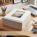 FunooFuno 30팩 16x20 화이트 백킹 보드, 액자용 무산 절단 매트 사진, 인화, 회화, 미술 및 공예 DIY용 양면 두께 4겹 골판지 풀 시트... 