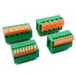 100pcs 터미널 블록 KF141V/2V 141R/2R 스프링 나사 없는 터미널 블록 직선/구부러진 발 2/3/4/5/6/7/8/9/10P PCB 커넥터 : 레드상사20