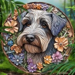 묘비석 Personalized Circular Aluminum Pet Memorial Ornament Premium Customizable Souvenir Tombstones Wa : 인터네셔널바이