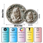 묘비석 Customized Circular Aluminum Decorative Painting Premium Quality Waterproof Pet Souvenir Tombsto : 인터네셔널바이