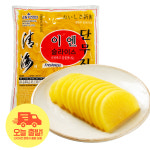 이엔푸드 압축치자 단무지 슬라이스 1kg 업소용 반찬 노란무 아삭한 식감 대용량 : 얌얌마켓