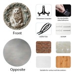 묘비석 Customized Circular Aluminum Decorative Painting Premium Quality Waterproof Pet Souvenir Tombsto : 인터네셔널바이