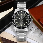 산마틴 공식 41mm 62mas V4 다이버 수 시계 NH35 자동 기계식 사파이어 글라스 200m 방수 발광 SN0007 : 범이소상회