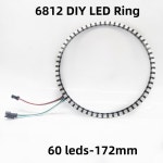 6812 픽셀 링 60 LED 172MM WS2812 5050 RGB IC 내장 DC5V : 서플러크스