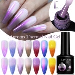 LILYCUTE 7ML AURORAS 매니 퍼머넌트 세미 초박형 온도 아트 글리터 네일 56783 21 : 어반조인스토어