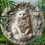 묘비석 Customized Circular Aluminum Decorative Painting Premium Quality Waterproof Pet Souvenir Tombsto : 인터네셔널바이