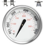 60540 67031 7581 웨버 GS4 스피릿 II 온도 게이지 온도계 주전자, 뚜껑 1 1.8 for Charbroil G432- : 해직타