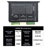DM556D 디지털 스테퍼 모터 드라이버 2상 2.1-5.6A 24-50V DC 51200 마이크로스테핑 (NEMA23 57mm NEMA34 86mm CNC 머신용) : 라 임 상 사
