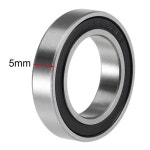 10PCS 6802RS 베어링 6802 스테인레스 스틸 2RS S6802 15X24 RS ABEC 1 S6802 2RS : 구마 모아Shop