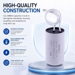 CBB60 50uf 5 모터 런 커패시터 MFD /250VAC 110 50 /125 10uf : 굿초이스07