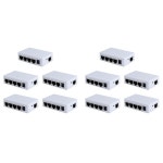 클래식-10X 4포트 POE 익스텐더 100Mbps 1입력 4출력 250미터 네트워크 스위치 리피터 IEEE802.3Af/At : 라 임 상 사