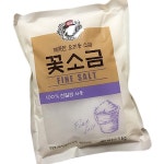 백설 꽃소금 1kg 10개 업소용 소금 : 케이 상회