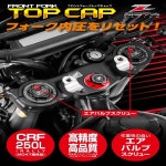 지터 레이싱 (ZETA RACING) CRF250L / M RALLY 프론트 포크 탑 캡 블랙 에어 밸브 스크류 장비 내압 리셋 G5057 : -성원상사-