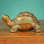 황금 거북이 풍수 인테리어 소품 개업 축하 선물 재물운 발복 동물 조각상 s Turtle 11x7x5CM : 메이크잇샵