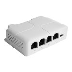 YSS-1Pcs 4 포트 1 ~ 3 포트 Poe 익스텐더 패시브 캐스케이드 가능 IEEE802.3Af 100Mbs IP 전송 리피터 스위치 NVR IP Durab : 라 임 상 사