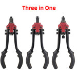 HIFESON 619 3-in-one 다기능 수동 램 건 리벳 너트 건 리벳 리밍 90PCS M3-M10 너트 50PCS 세트 : Dait Pick