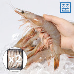 훈훈수산 제철 자연산 대하 암 서해 국내산 특대 왕새우 1kg, 2개 : 훈훈수산