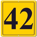 프리미엄 알루미늄 번호 42 금속 30.5 cm X : 영원글로벌