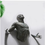 구리 벽장식 적인 레진 암벽 등반하는 조각상 배경 벽 예술 입체 1. 3D Man-b : 제이위드어스39호점