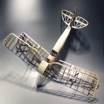 RC 비행기 레이저 컷 발사 우드 DIY 비행기 키트, TigerMoth DH-82 프레임, 날개 길이 1000mm, 모델 빌딩 키트 : 해밀상사1