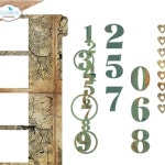 숫자 오각별 스크랩북 공예용 스탬프 다이 사진 앨범 템플릿 수제 장식 1. F9747-stamps : 쇼핑영스6호점