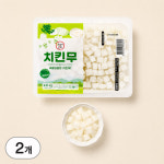 업소용 치킨무 무피클 무절임 각무 절임무 2.8kg, 2개 : 아트푸드