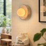 프랑스 미니멀리즘 아트 홈 데코 벽등 호텔 아파트 빌라 복도 석재 벽 램프 1. Wall lamp : 제이위드어스48호점