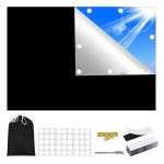 조이인홈 100 침실용 암막 커튼, 노 드릴 휴대용 DIY 창문 블라인드, 118인치 x 57인치 그늘막 및 스티커 탭이 있는 실내 보육원, : 30서초직구
