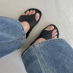 [G2698] 타조엠보 조리 슬리퍼 샌들 : 새로이클라쓰