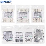 0201 0402 0603 0805 1206 1 5 SMD 저항기 모음 키트 1R-1M 10K 세트 DIY : 글로벌픽086