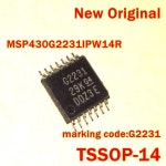 1개에서 100개까지 Msp430G2231Ipw14R Msp430G2231Ipw14 Tssop-14 마킹 코드:G2231 새 오리지널 혼합 신호 마이크로컨트롤러... 