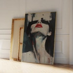 화 대담한 시선 예술 붉은 입술 그림 아트 프린트 포스터 거실 침실 벽장식 홈 데코 1. G1527 : 유라이프몰4호점