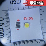 50 100개 TV LED용  2W / 3535 쿨 콜드 화이트 SMD : 사육공업사