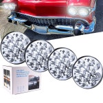 OURBEST 14 6CM 5506 라운드 스포트라이트 H651 H5006 75인치 로우 크리스탈 4040 방수 교체용 H466 4000 LED 하이 조명 IP68 : 여섯봉지