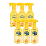 스프레이 피죤 섬유탈취제 레귤러 옐로미모사, 430ml, 6개 : 크린다미